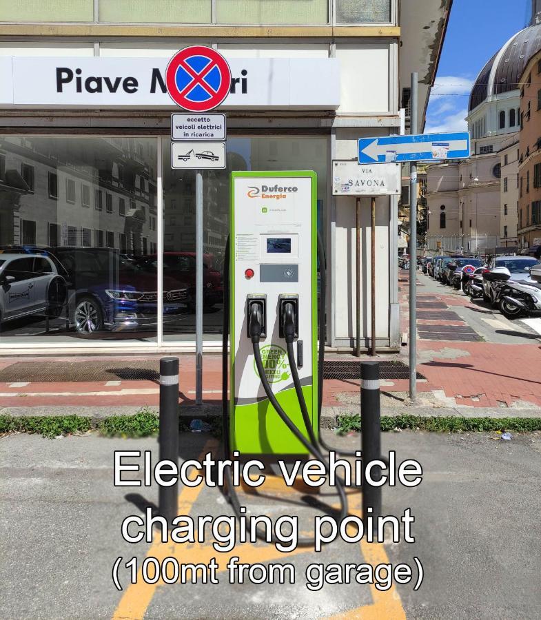 شقة Attico Luxury Con Parcheggio E Terrazza Vista Mozzafiato جنوة المظهر الخارجي الصورة