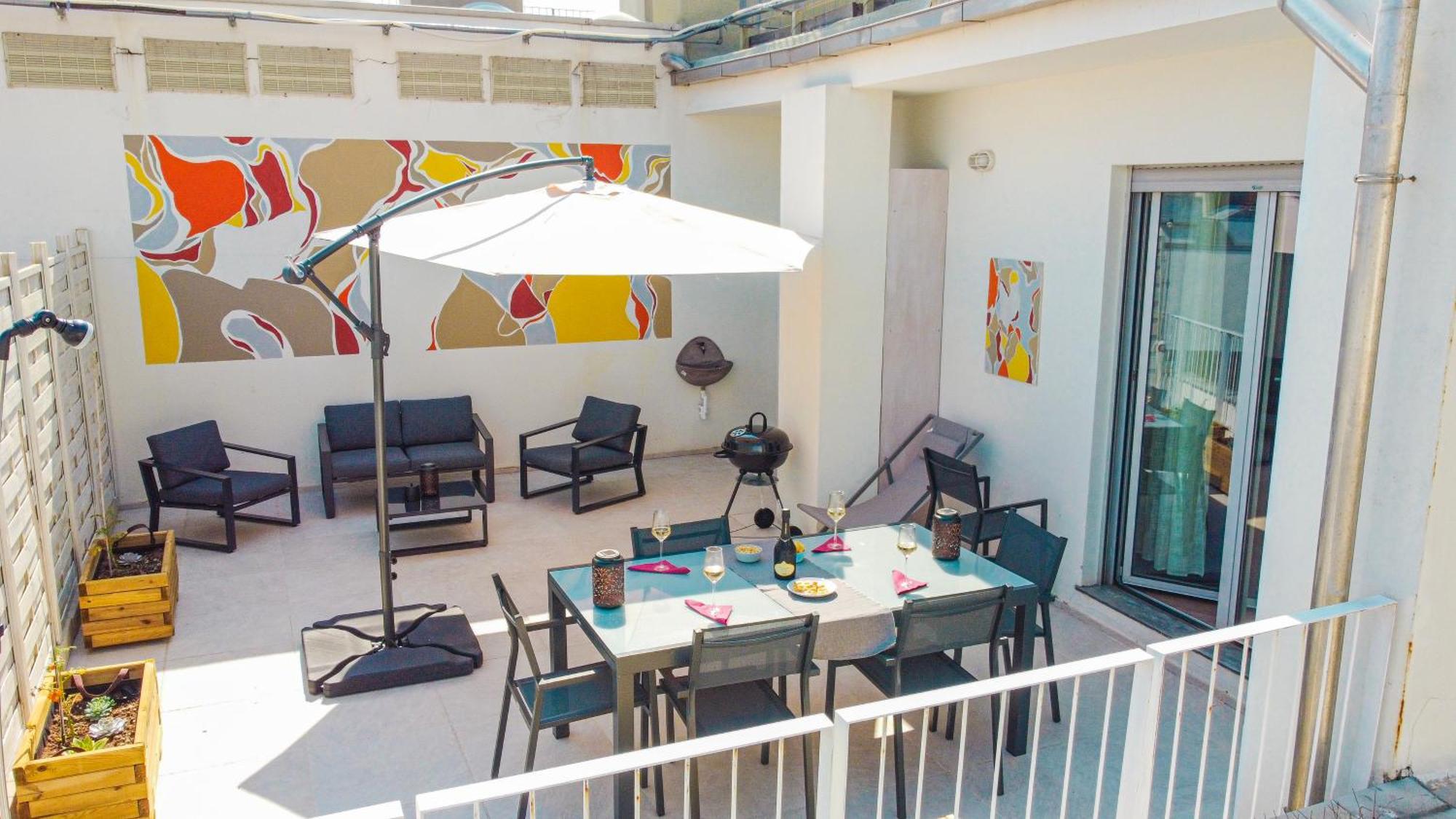شقة Attico Luxury Con Parcheggio E Terrazza Vista Mozzafiato جنوة الغرفة الصورة